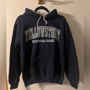 Navy Yellowstone National Park hoodie